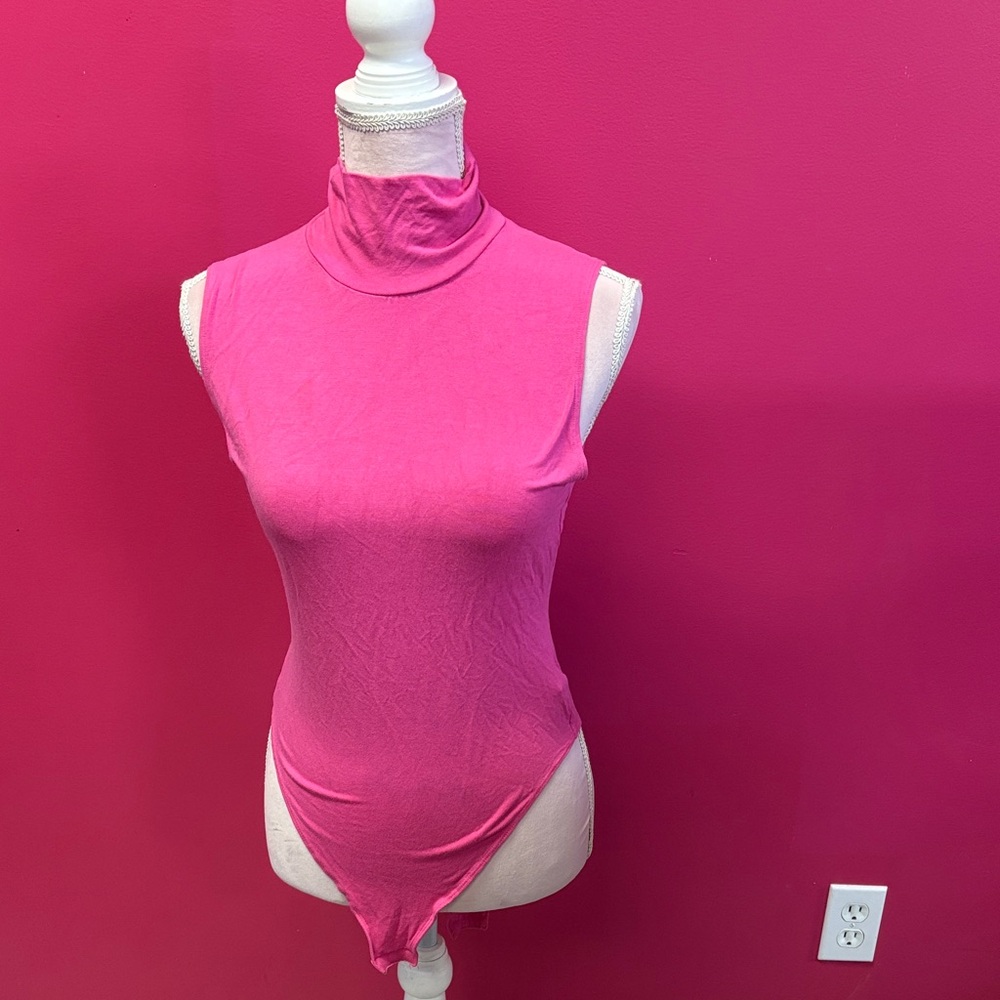 Hudson Jeans Pink Sleeveless Bodysuit